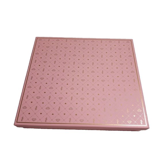Juicy Couture Pink w/Gold Print Box 11" x 11" x 2" Deep (8e5) - Picture 1 of 5